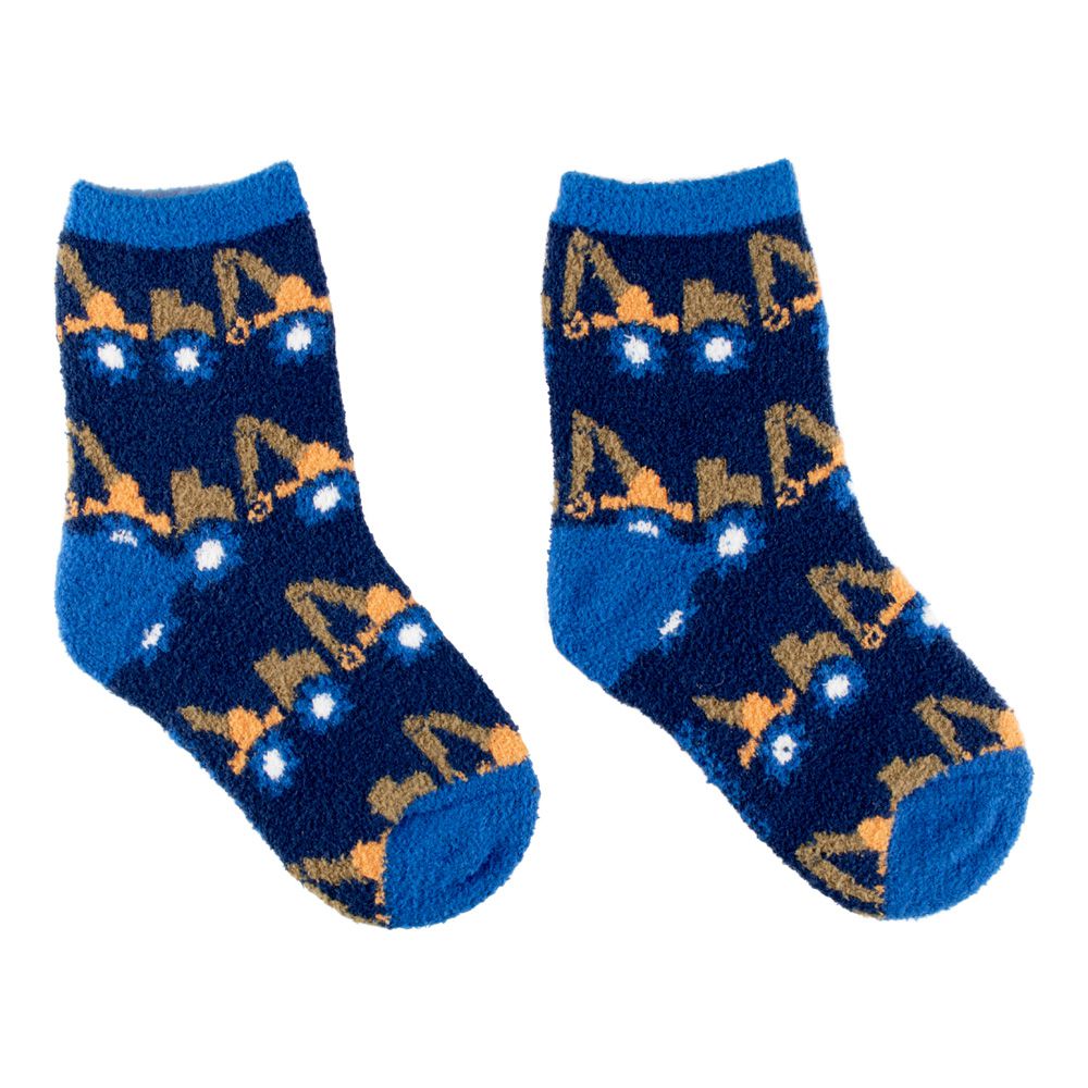 Meia Felpuda Infantil Menino 26-30 Guindaste - Pimpolho