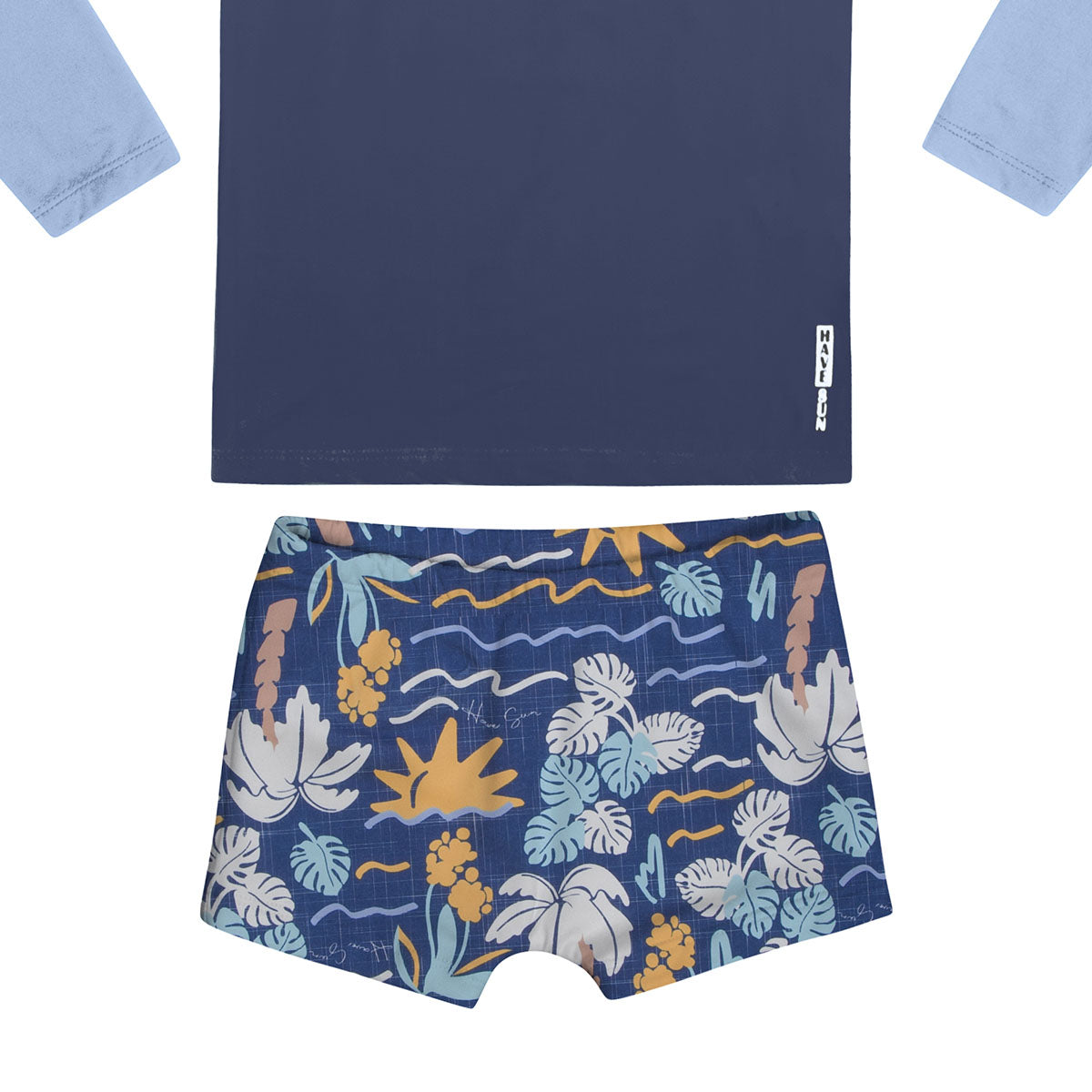 Conjunto Infantil Menino Proteção UV 50+ Tropical - Have Fun