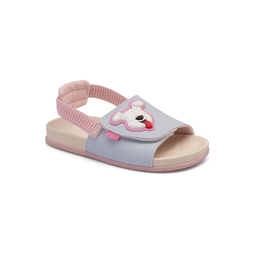 Chinelo infantil Summer Com Elástico Azul / Candy / Rosa - Klin