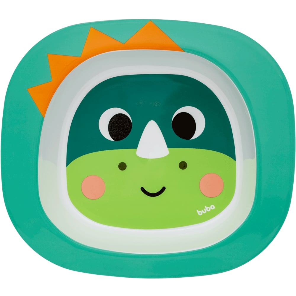 Pratinho Bebê Infantil Bowl Buba Zoo Dino - Buba