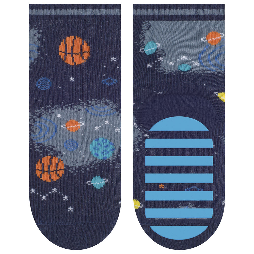 Meia Antiderrapante Bebê Menino Estampada - Selene