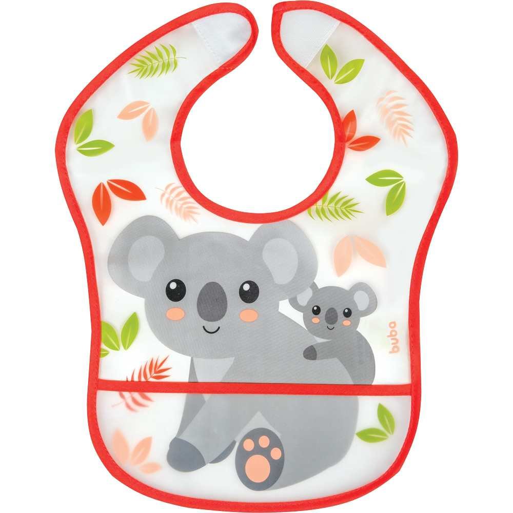 Babador Bebê Impermeável Para Alimentação Coala - Buba