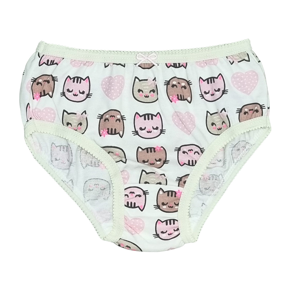 Kit C/3 Calcinhas em Algodão Estampadas e Poá - Tampinha