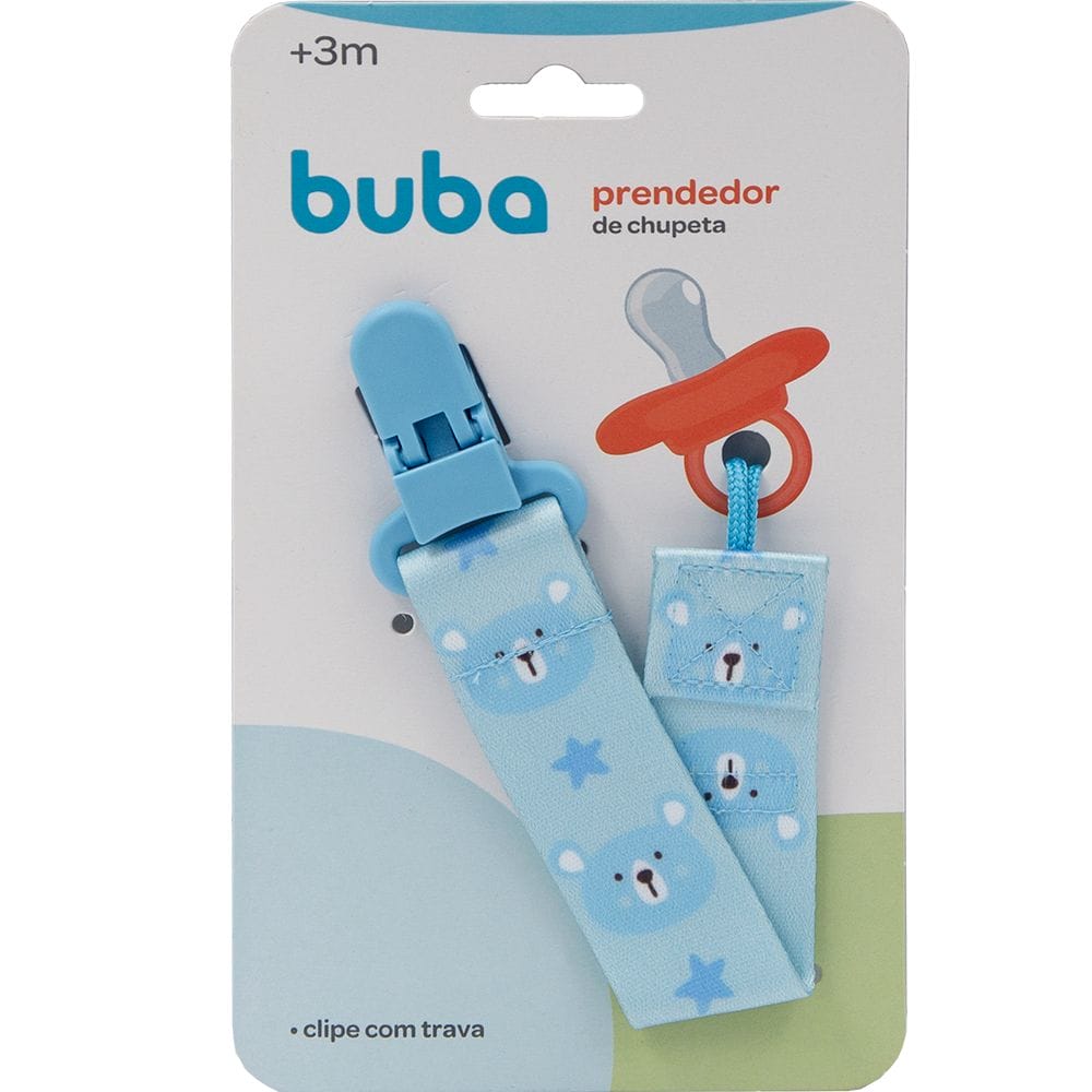Prendedor de Chupeta Ursinho - Buba
