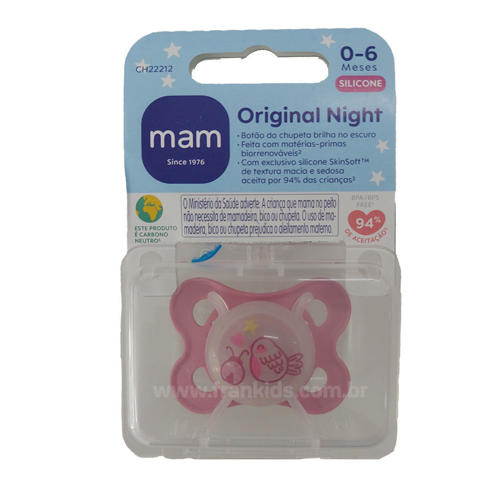 Chupeta Original Night 0 a 6 Meses - MAM