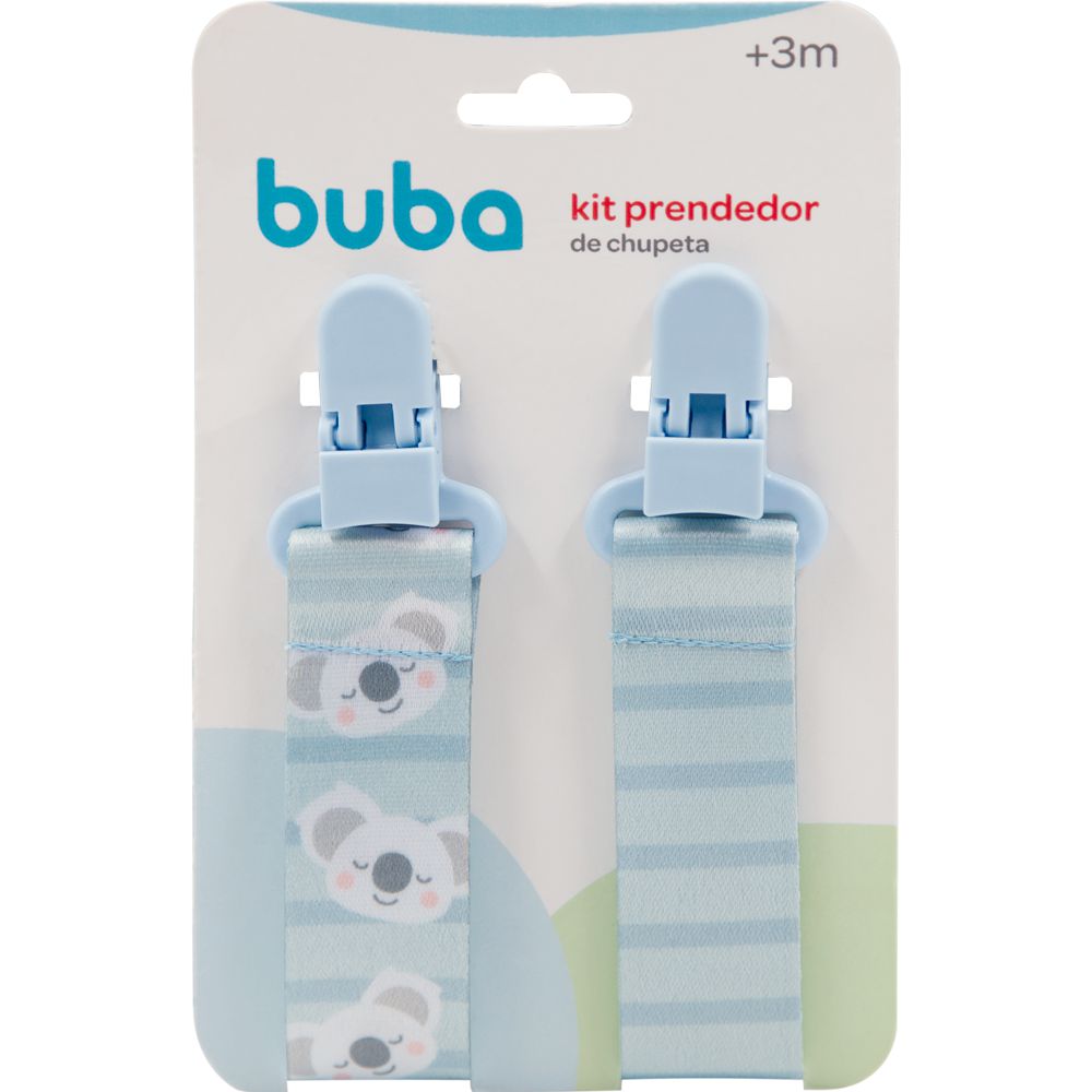 Prendedor de Chupeta Coala Kit 2 Un - Buba