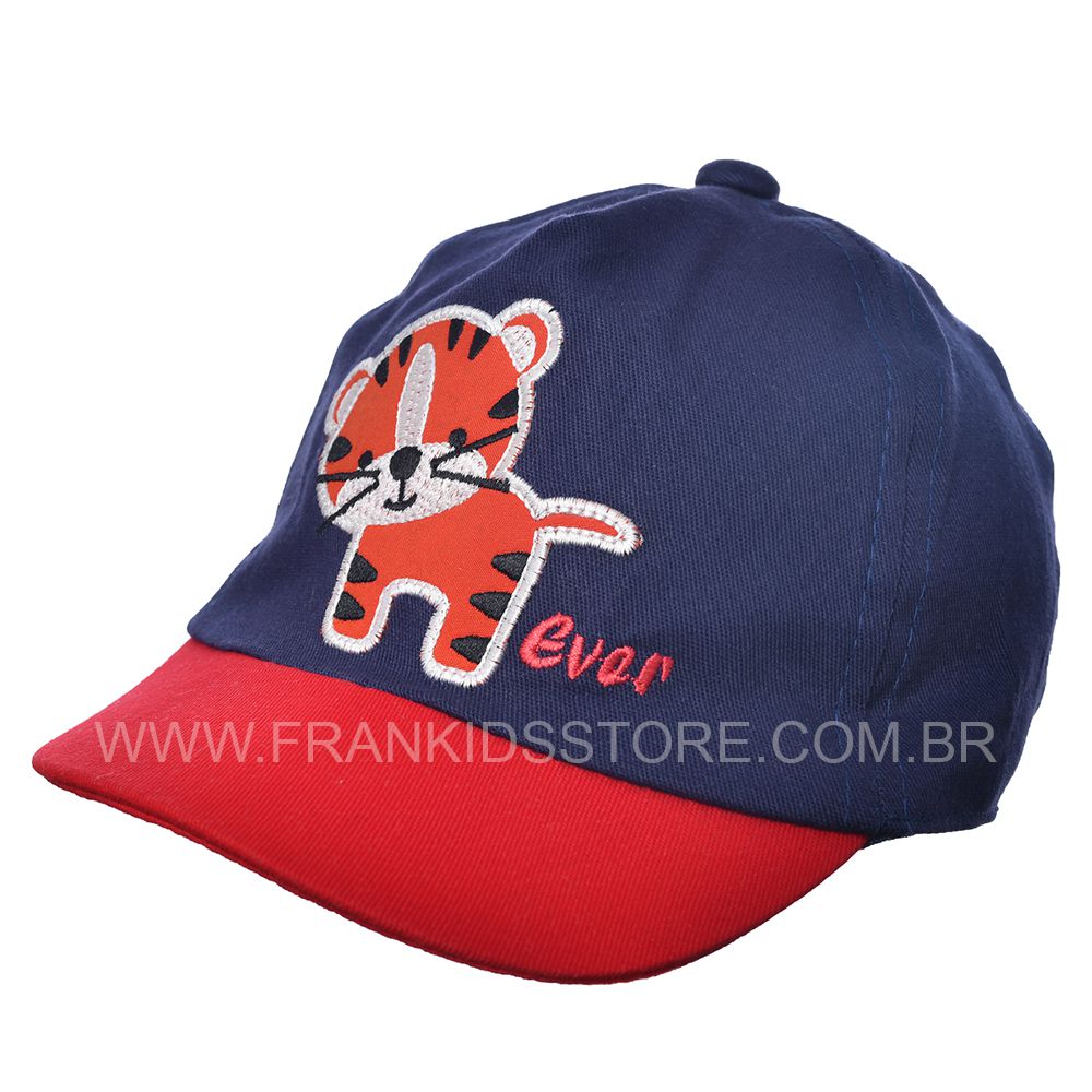 Boné Infantil Com Bordado Tigre - Everly
