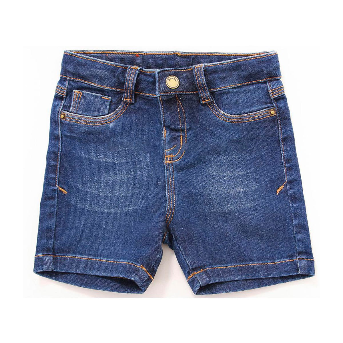 Bermuda Jeans Macio Menino Bebê Infantil - Dmenor