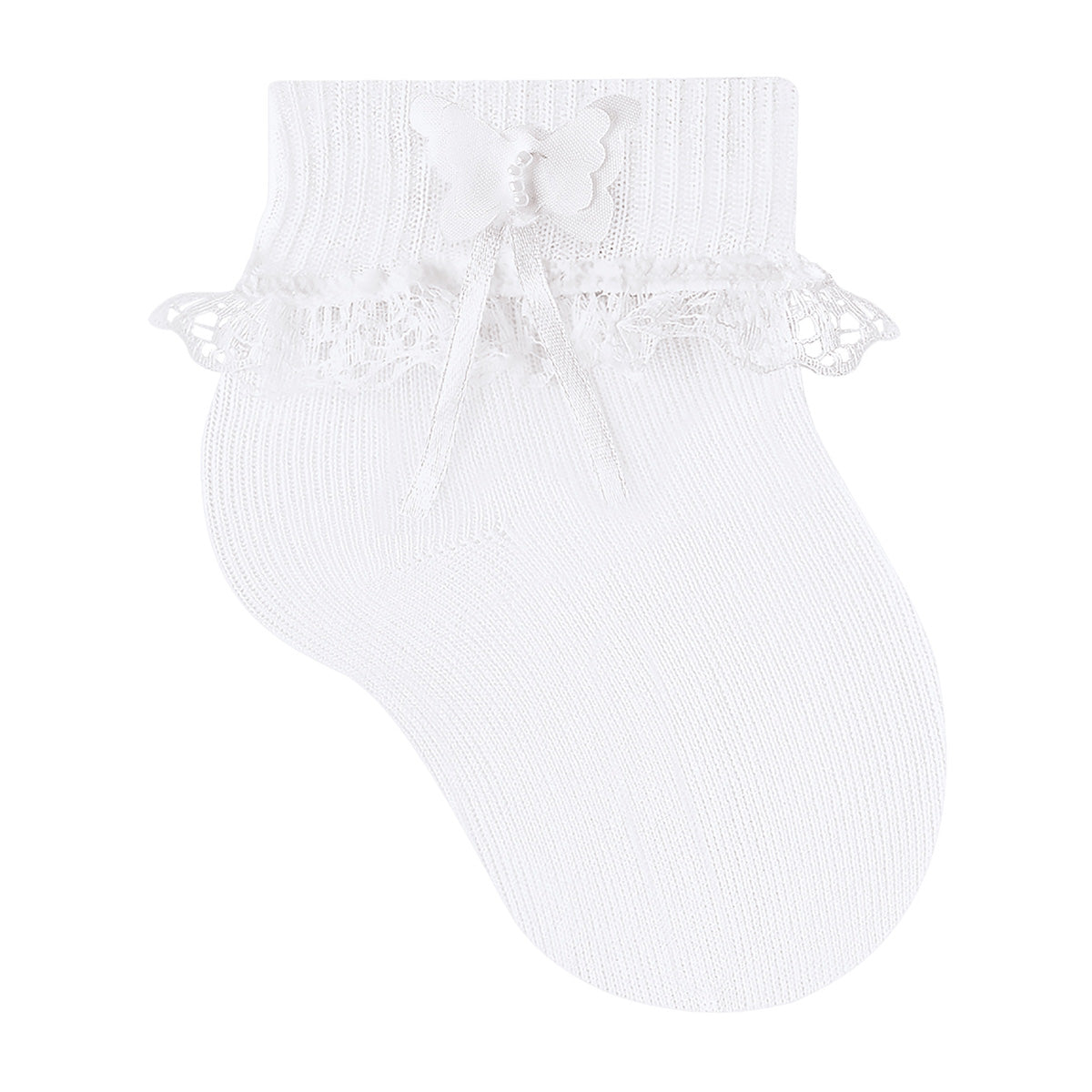 Meia Cano Médio Infantil Festa Sortida Com Aplique - Selene