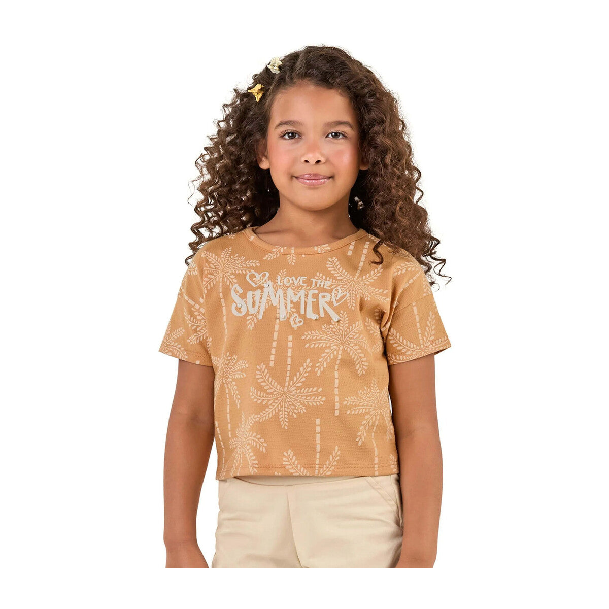 Blusa Infantil Menina Tropical - Elian