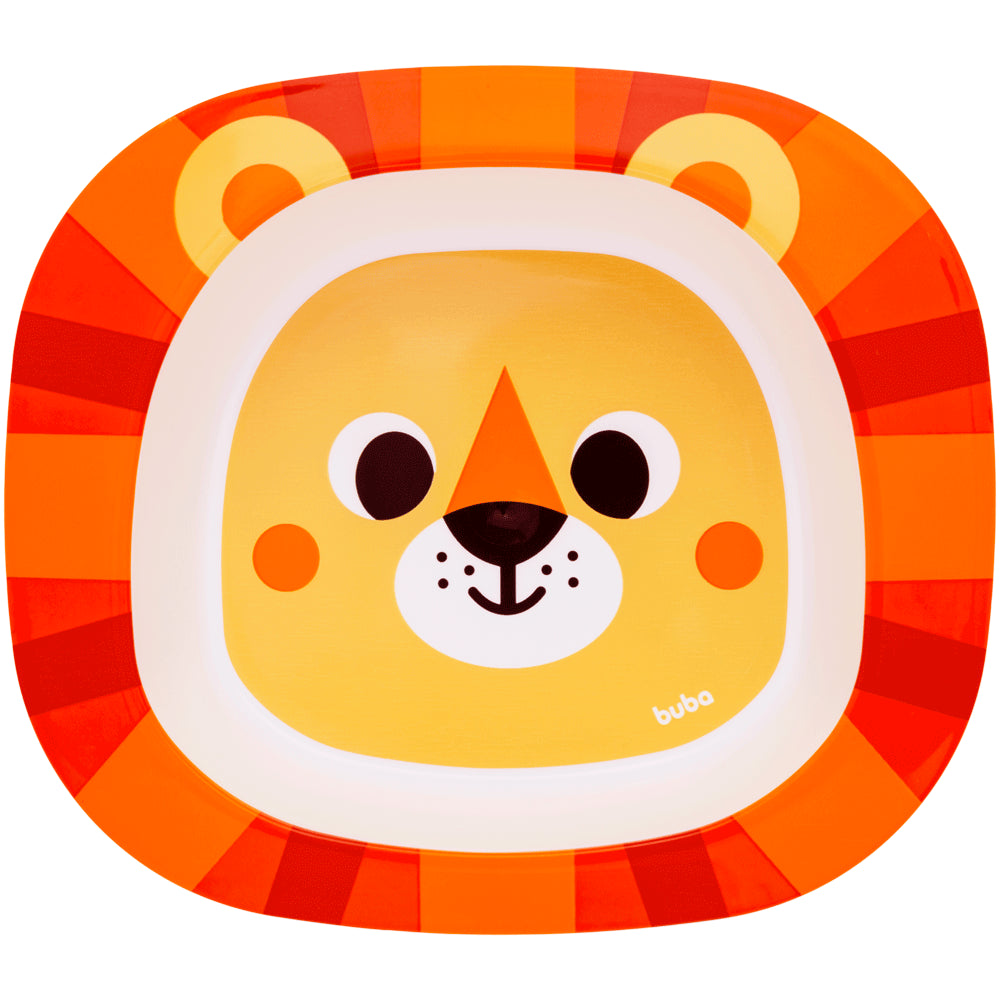 Pratinho Bebê Infantil Bowl Buba Zoo Leão - Buba