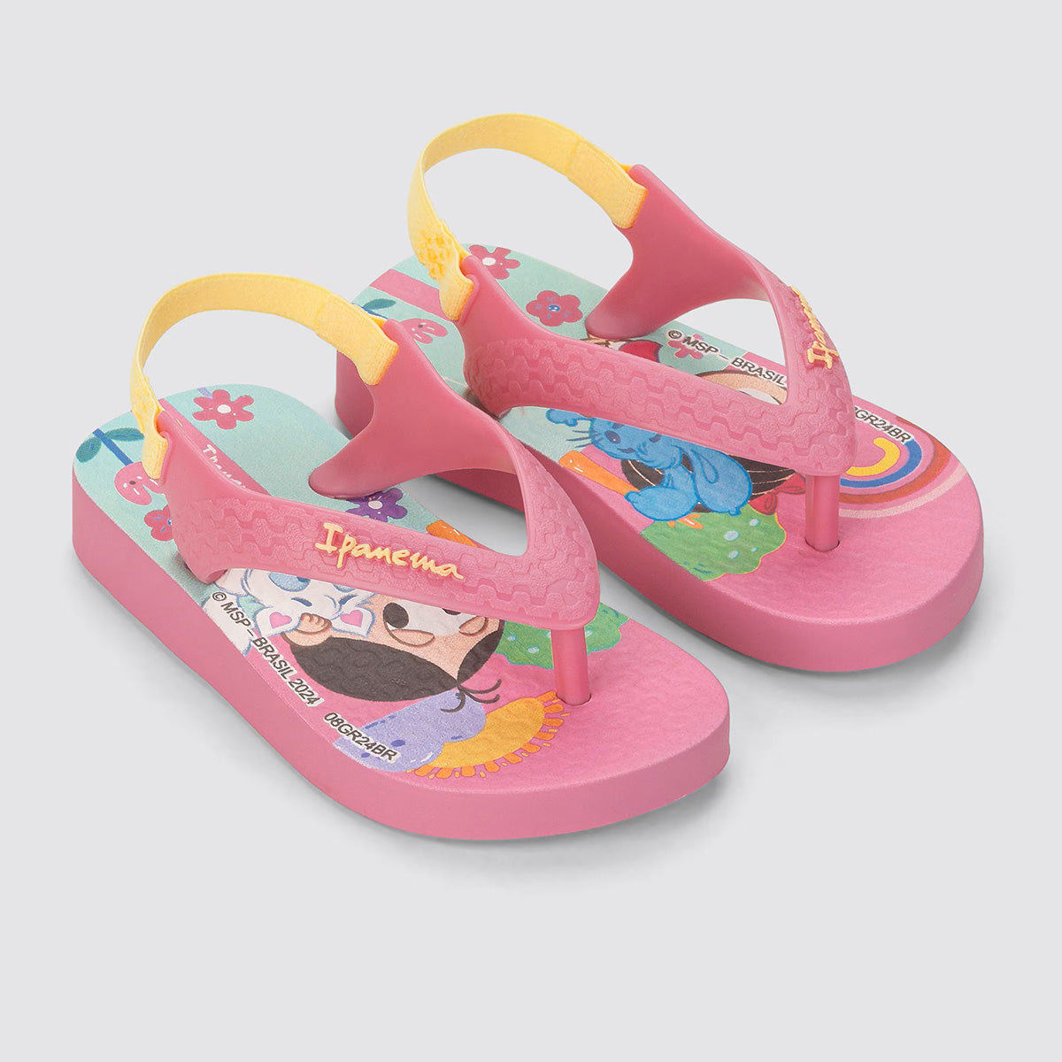 Chinelo de Dedo Bebê Menina Turma da Mônica - Ipanema