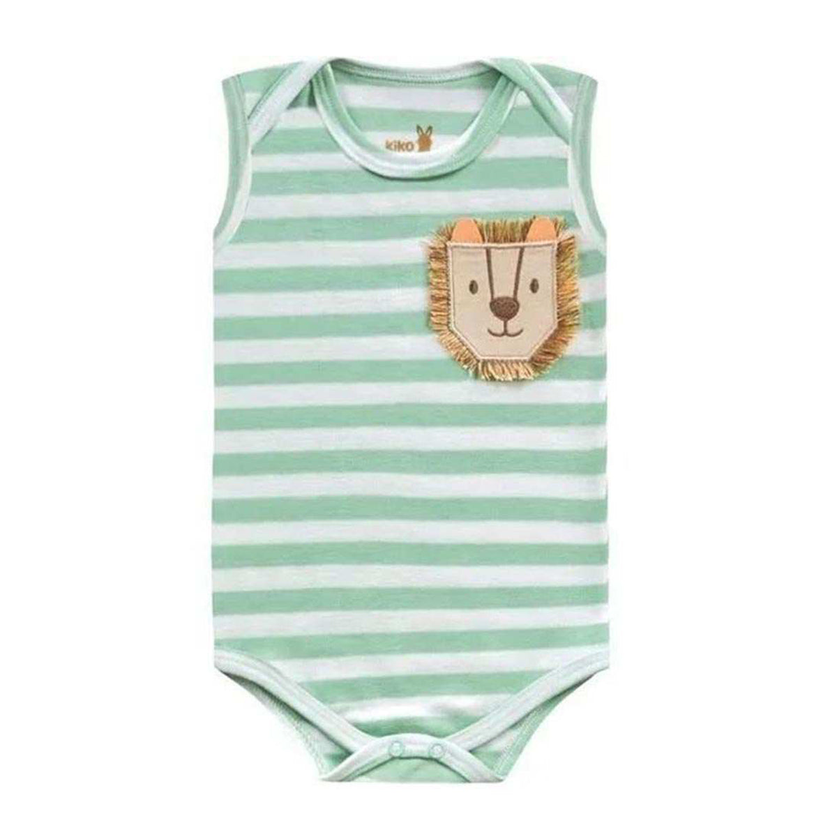 Body Regata Bebê Menino Leão - Kiko Baby
