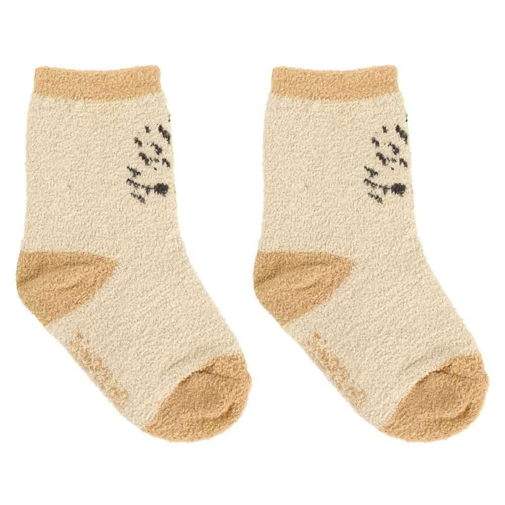 Meia Felpuda Bebê Menino 21-25 Porco Espinho - Pimpolho