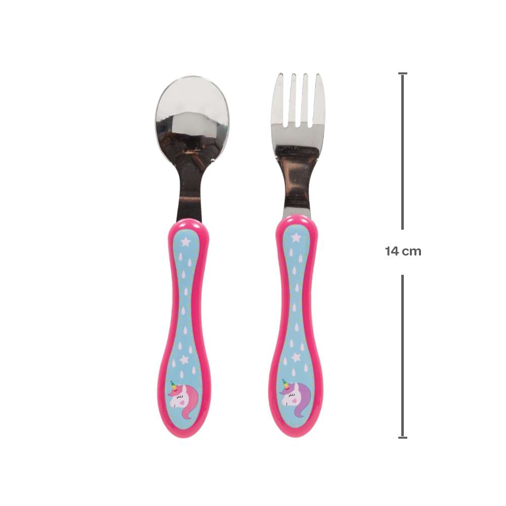 Kit Talher Para Bebê Unicórnio Star (6+ Meses) - Buba