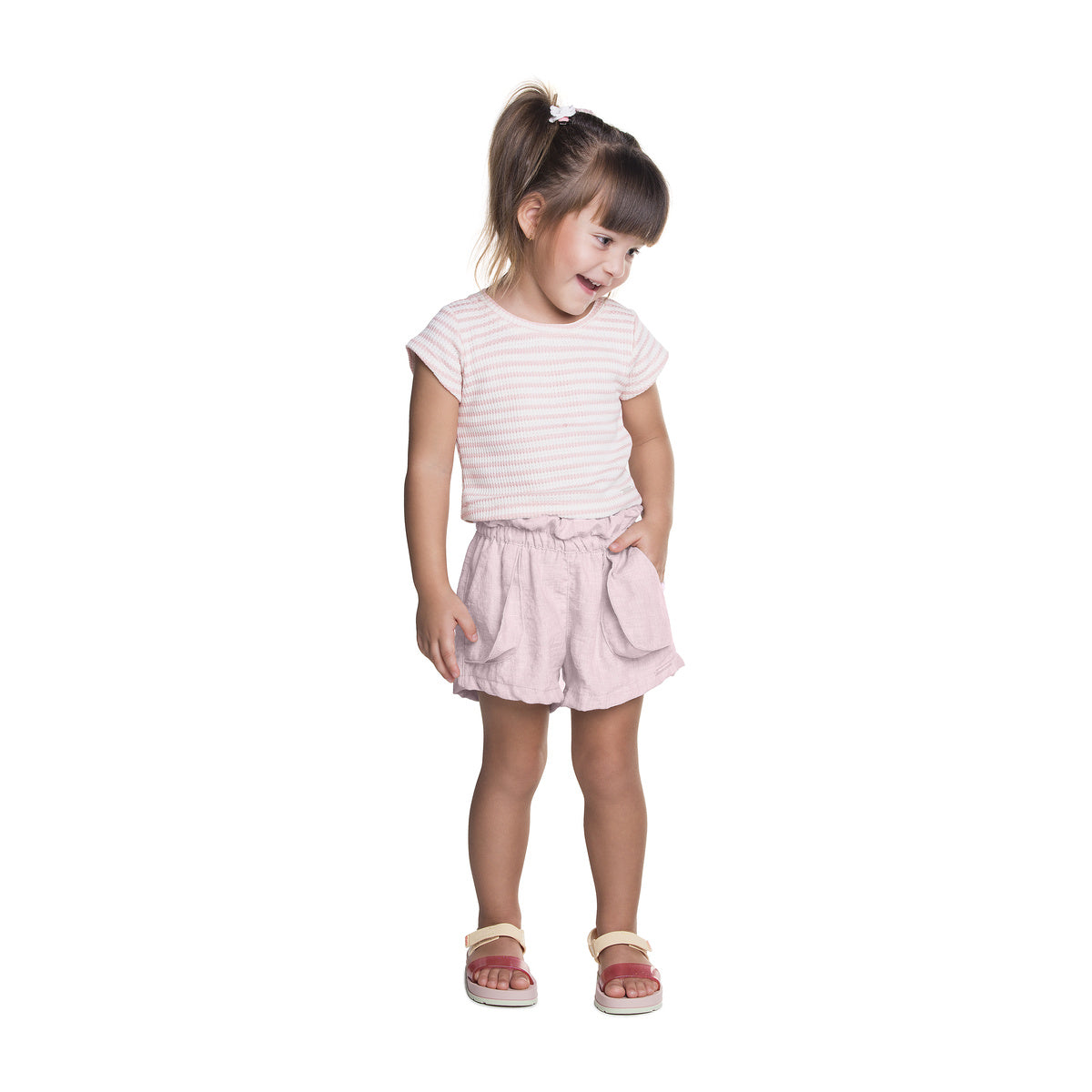 Shorts Infantil Menina Soltinho Viscolinho - Have Fun