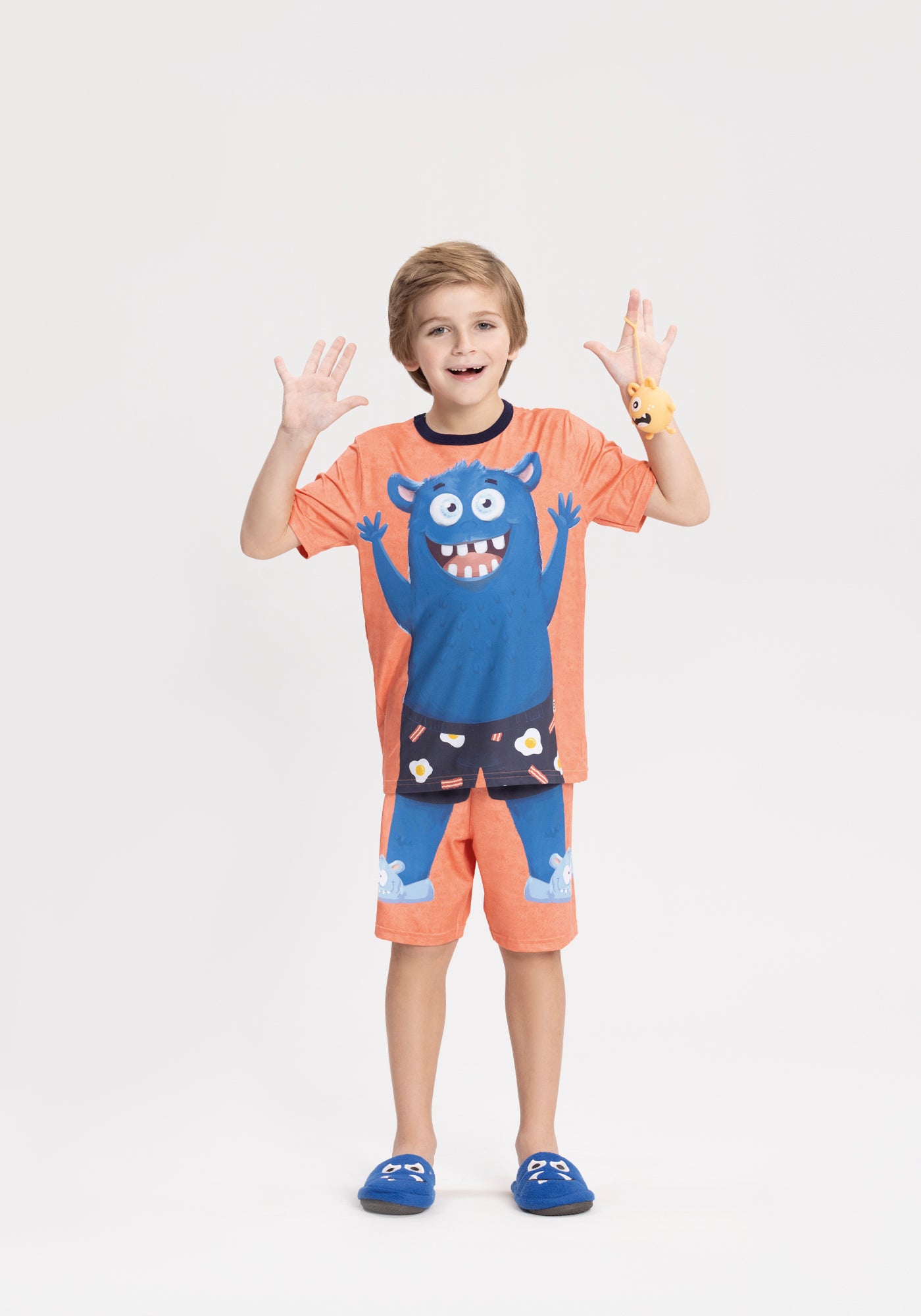Pijama Infantil Menino Malha Modeli Monstrinho - Alakazoo