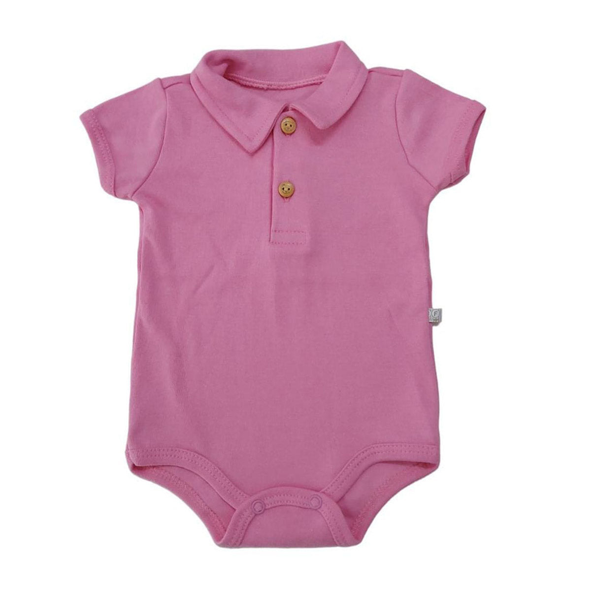 Body Manga Curta Bebê Unissex Gola Polo - Have Fun