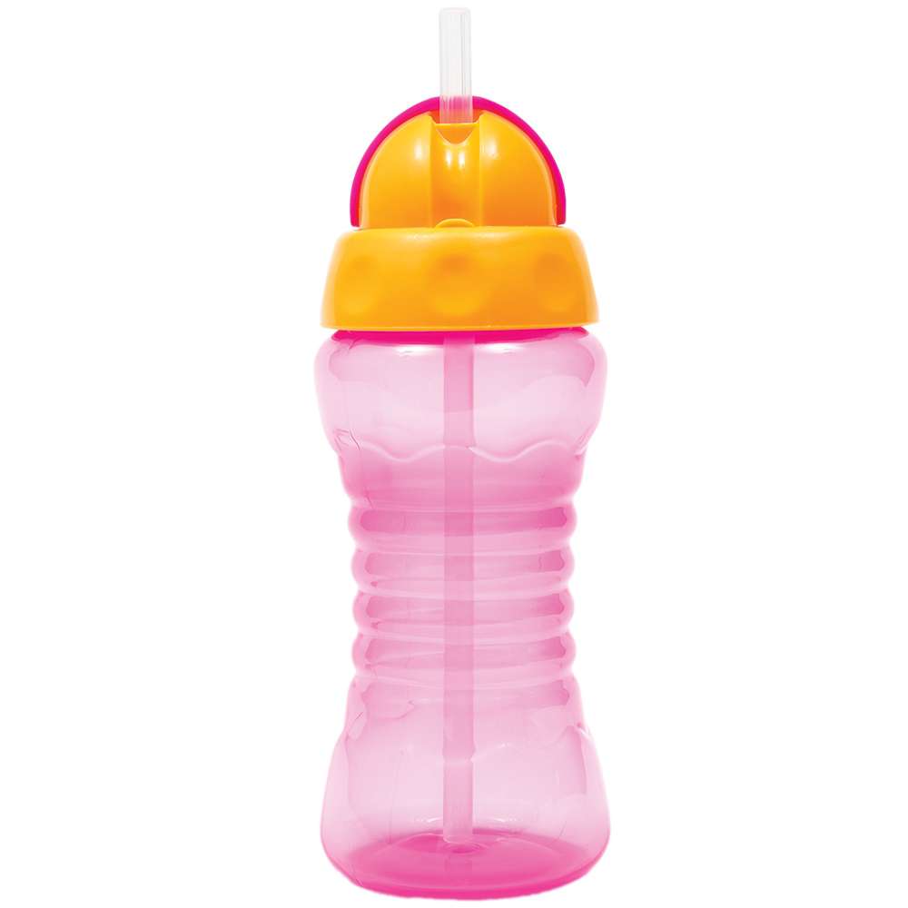 Garrafa Infantil Com Canudo 300ml Fresh - Buba