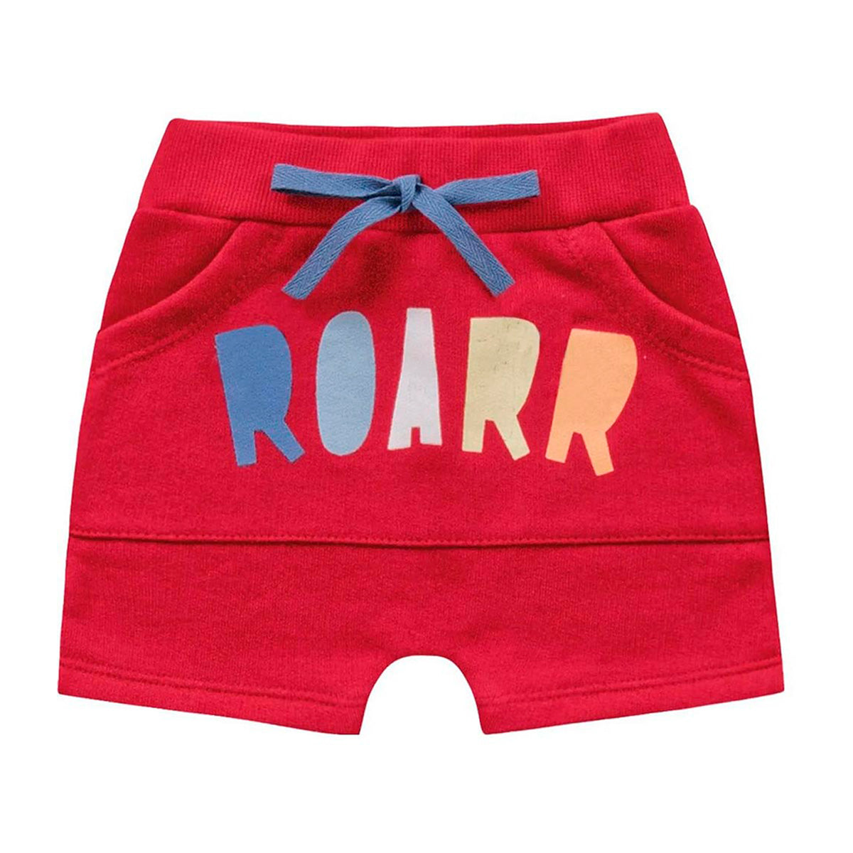 Bermuda Bebê Moletom Roar - Kiko e Kika