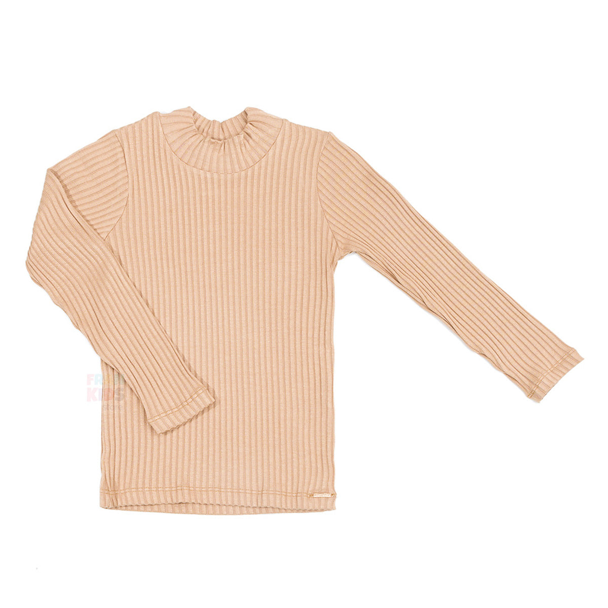 Blusa Manga Longa Infantil em Viscose Canelada - Have Fun