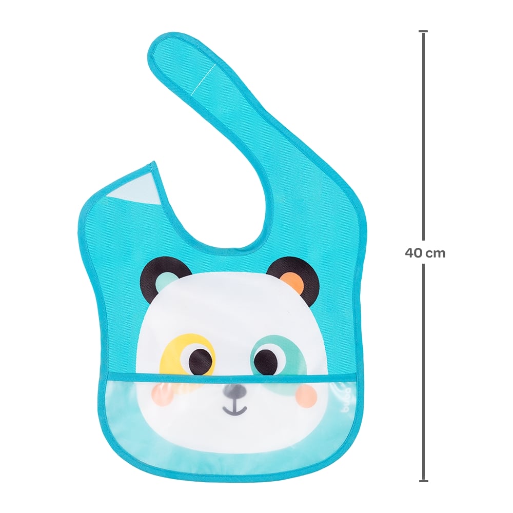 Babador Bebê Impermeável Para Alimentação Buba Zoo Panda - Buba