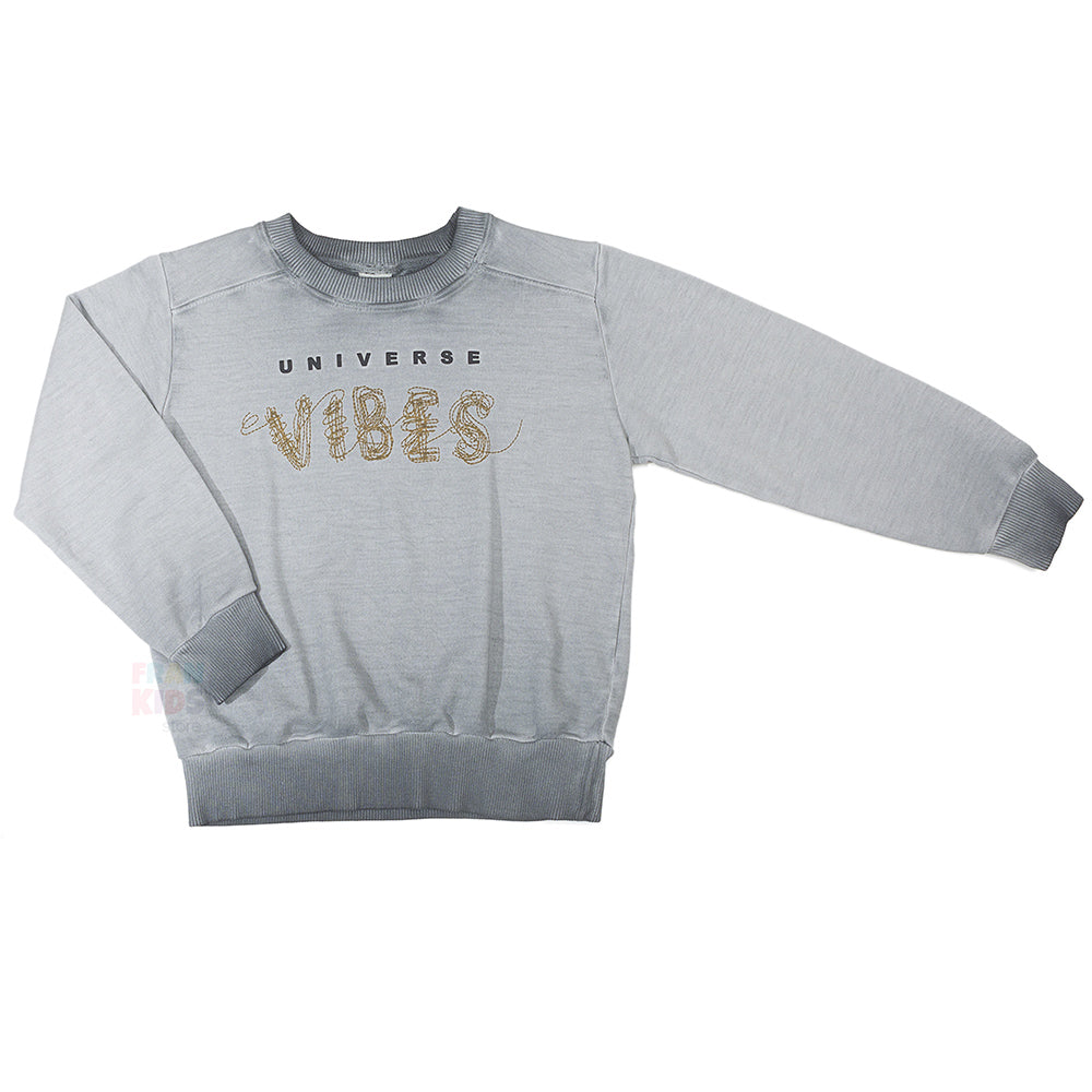 Blusão Infantil Menino em Moletom Estonado Vibes - Have Fun
