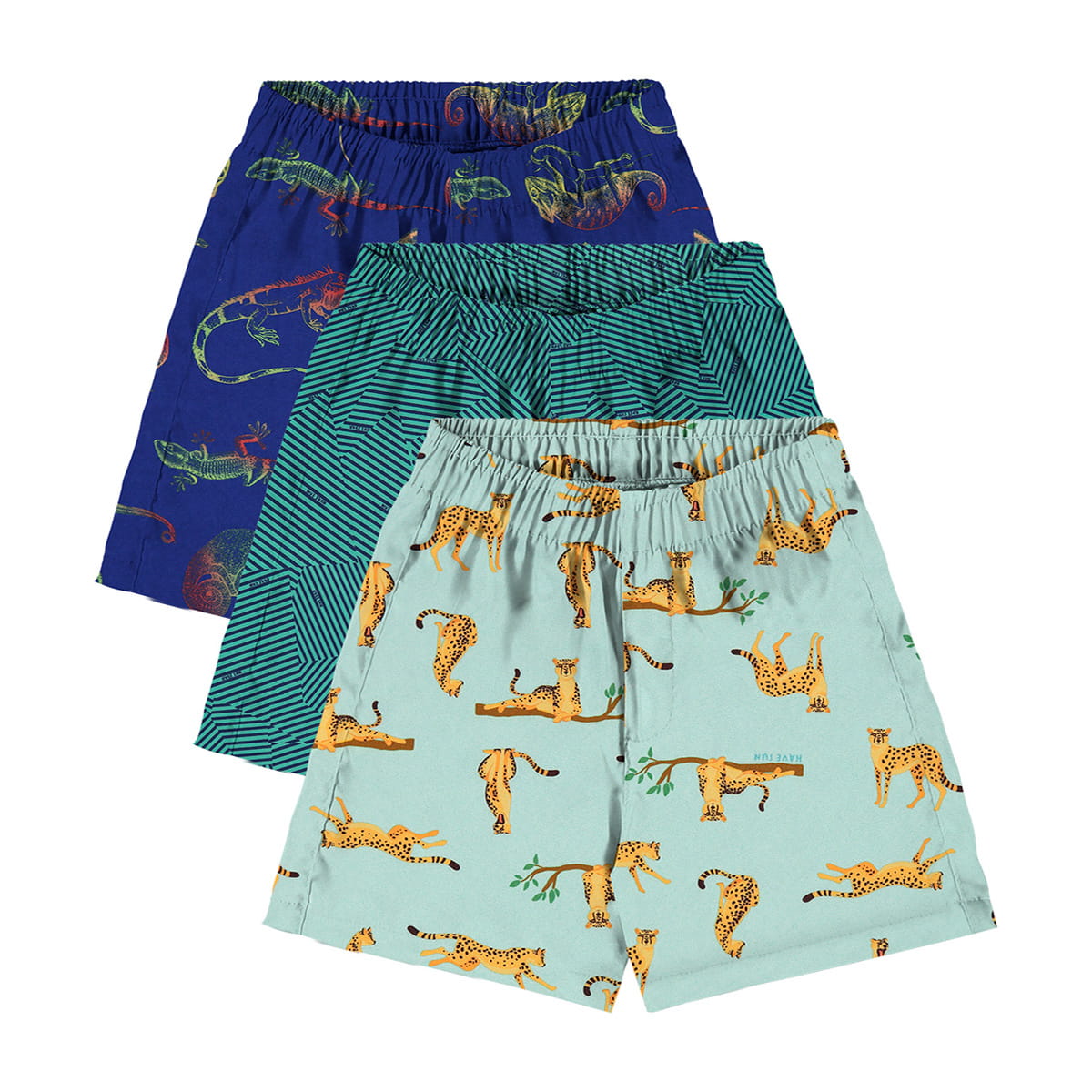 Bermuda Tactel Comfort Proteção UV 50+ Infantil Masculina - Have Fun