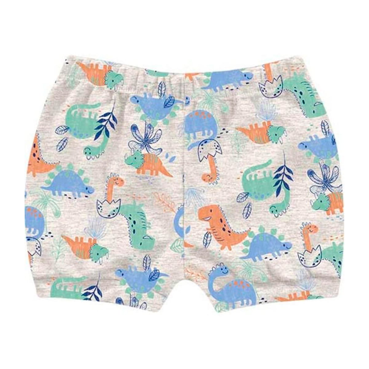 Short Cobre Fralda Suedine Bebê Menino Dinos - Kiko Baby
