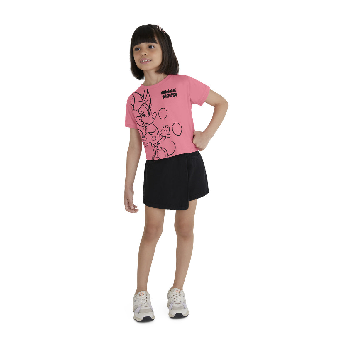 Blusa Infantil Menina Box Estampa Minnie - Malwee Kids