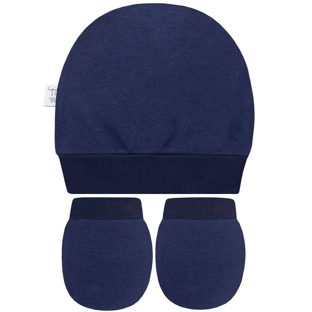 Kit Touca e Luva Para Bebê em Suedine - Tilly Baby