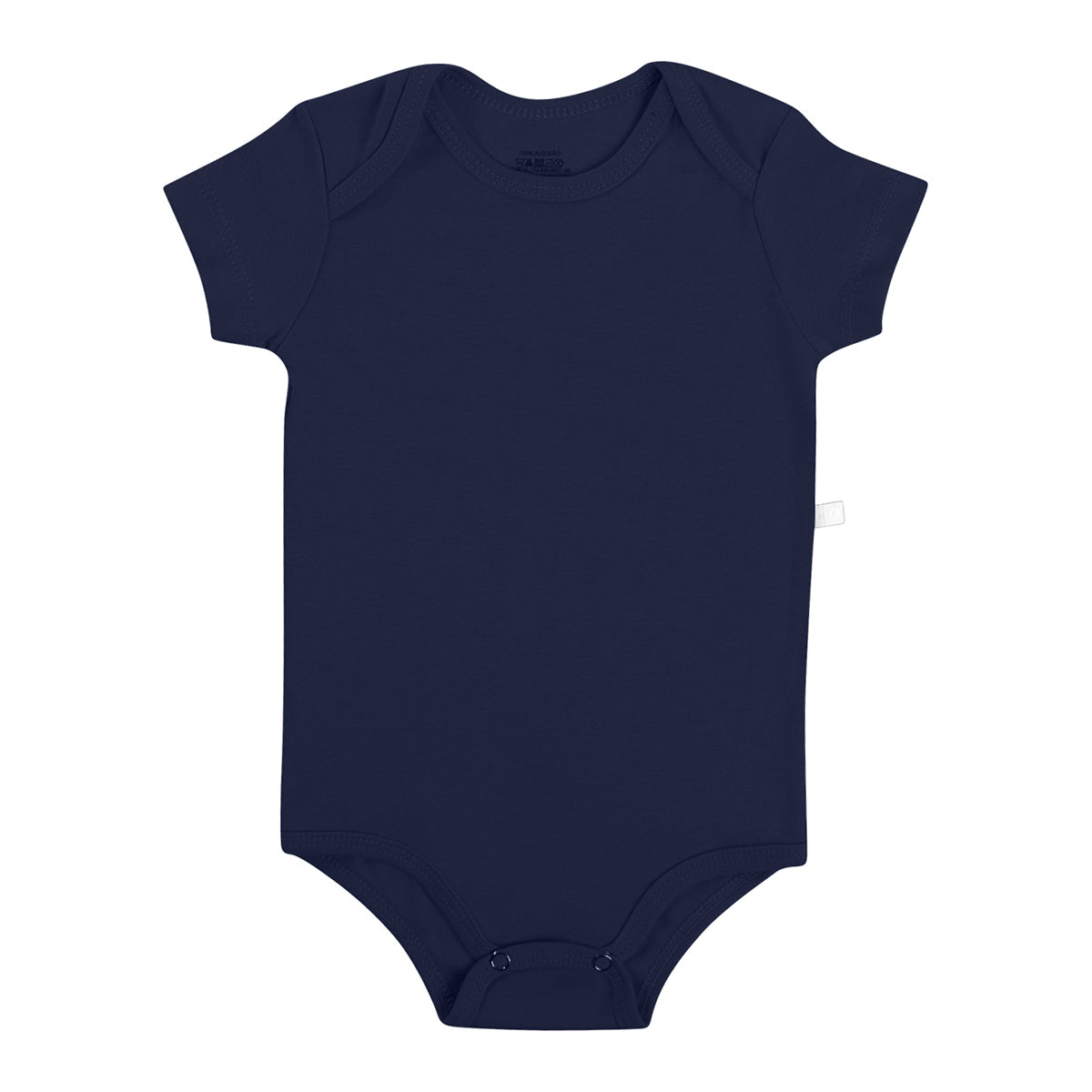 Body Manga Curta Bebê Unissex Liso em Ribana - Have Fun