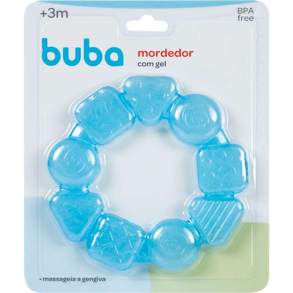 Mordedor Bebê Multiformas Com Gel - Buba