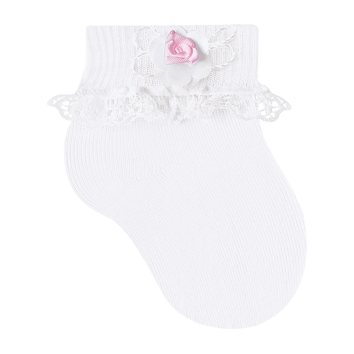 Meia Cano Médio Infantil Festa Sortida Com Aplique - Selene