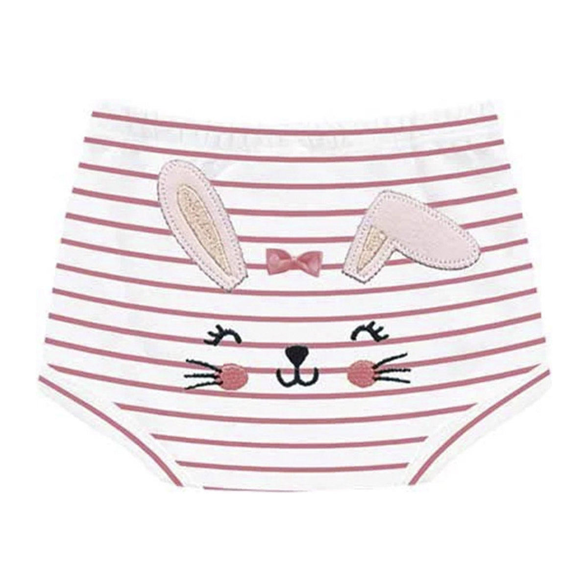 Short Cobre Fralda Suedine Listrado Coelhinha - Kiko Baby