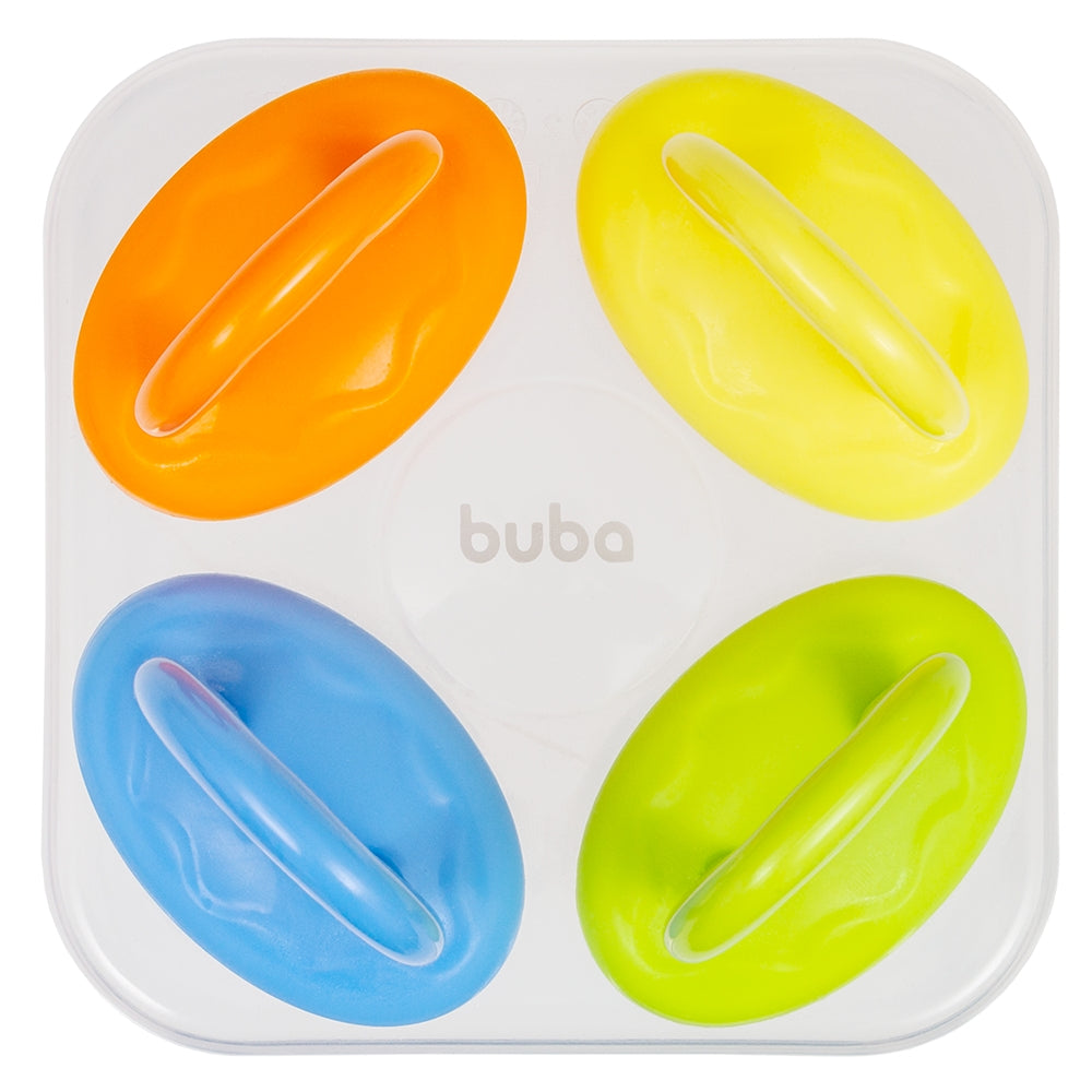 Forminhas Para Picolé Kit Com 4 Unidades 25ml Cada - Buba