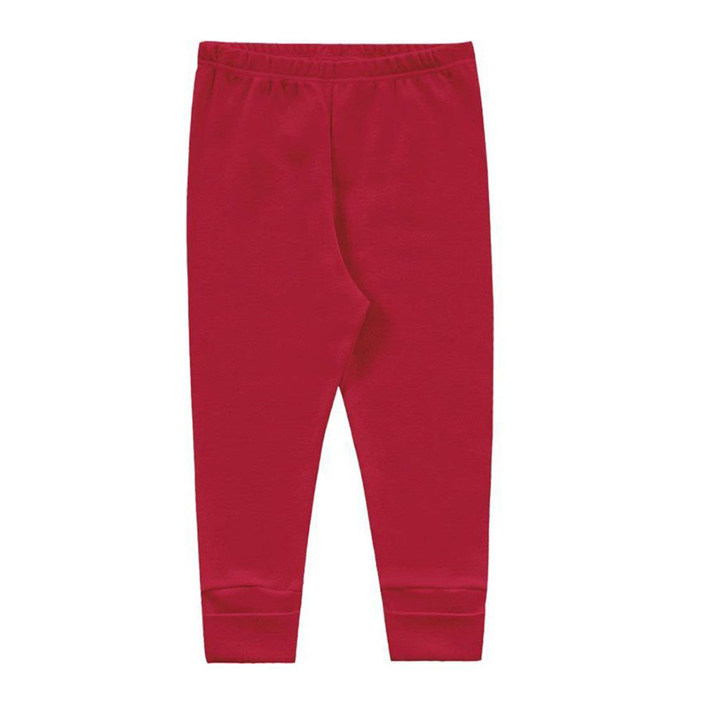 Calça / Mijão Vira Pé Bebê Liso Em Suedine - Kiko Baby