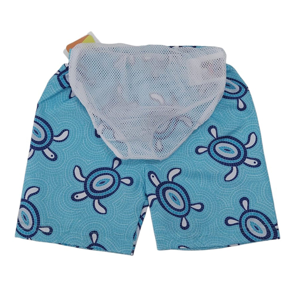 Bermuda Infantil de Tactel C/ Proteção UV 50+ Tartarugas - Kiko e Kika