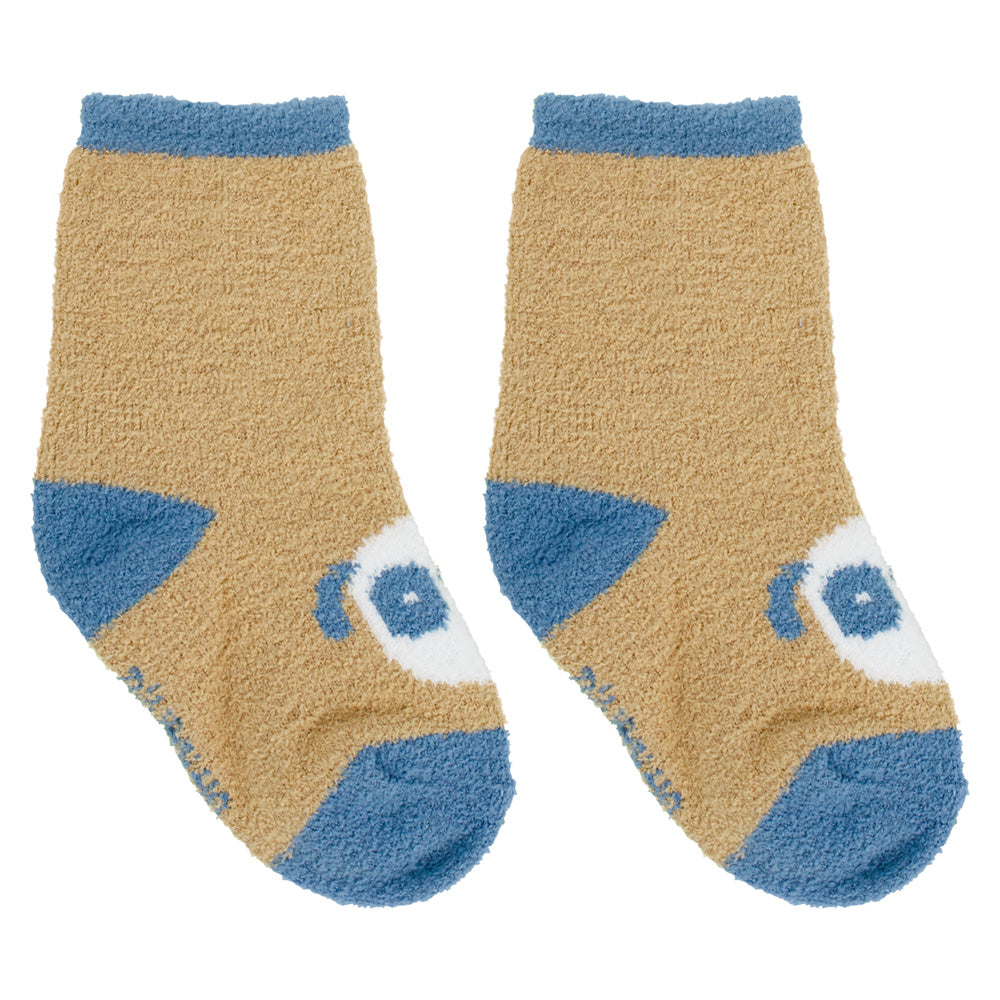 Meia Felpuda Bebê Menino 21-25 Cachorro - Pimpolho