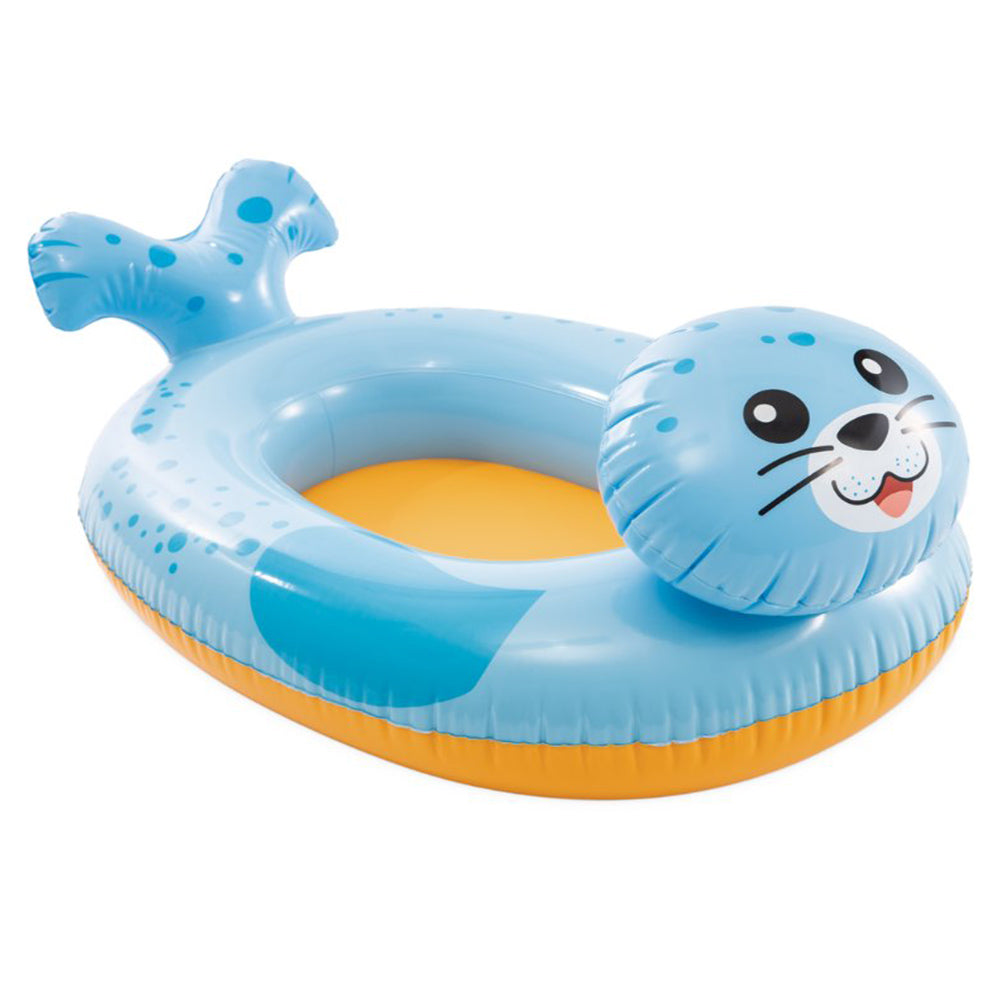 Boia Bote Inflável Infantil Com Fundo - Intex