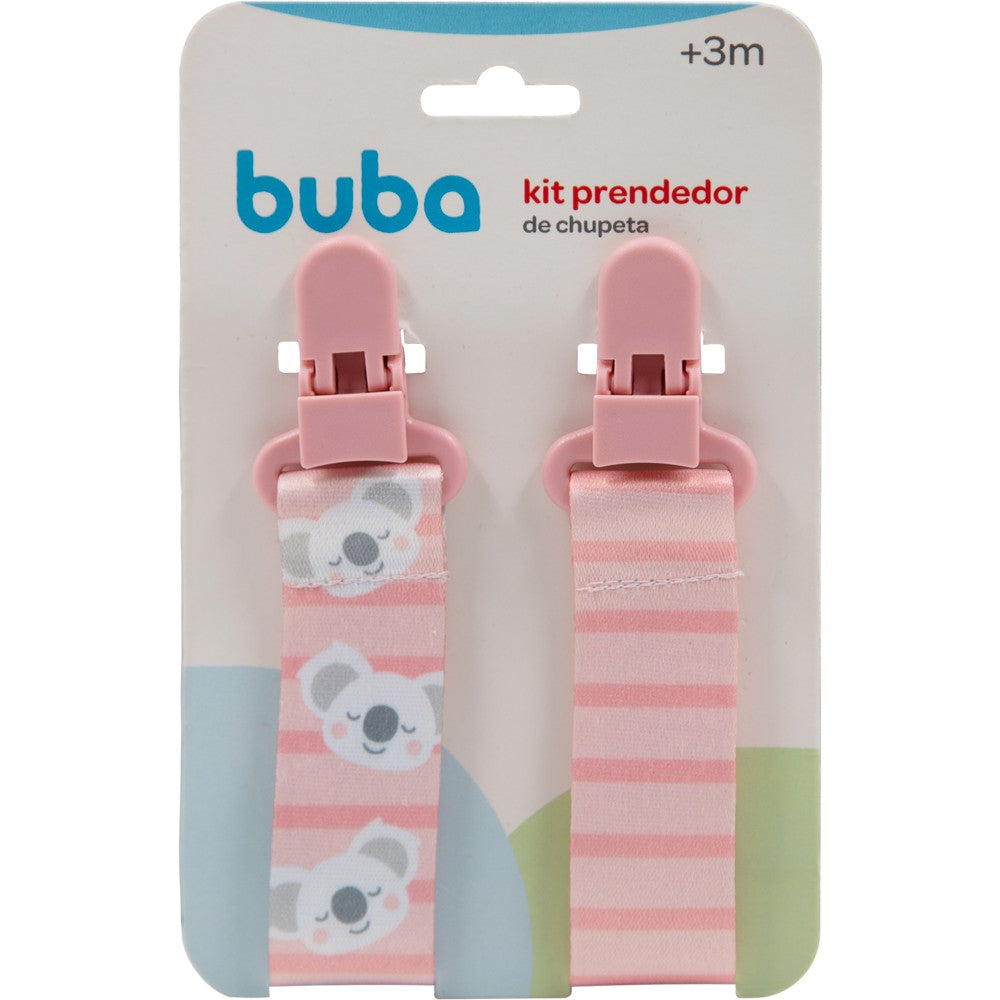 Prendedor de Chupeta Coala Kit 2 Un - Buba