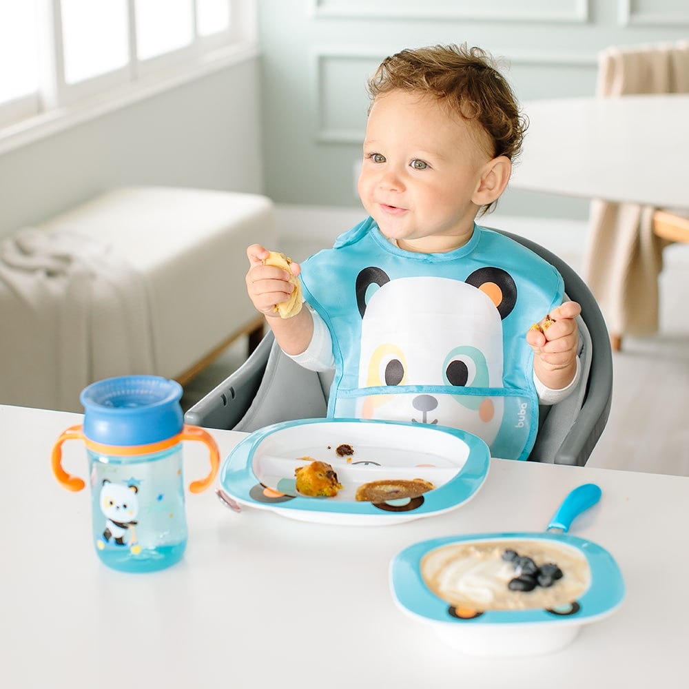 Copo de Transição Antivazamento Bebê 360º Buba Zoo Panda - Buba