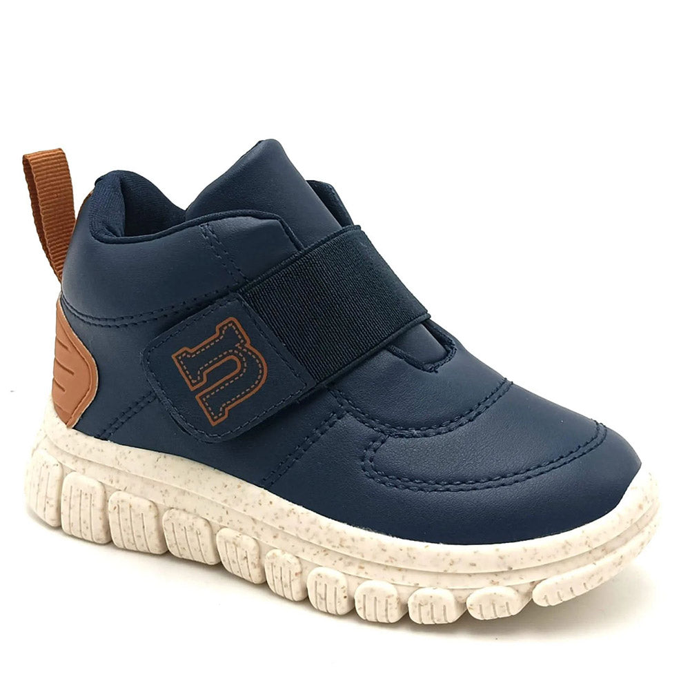 Tênis Botinha Infantil  Marinho / Off White - NovoPé