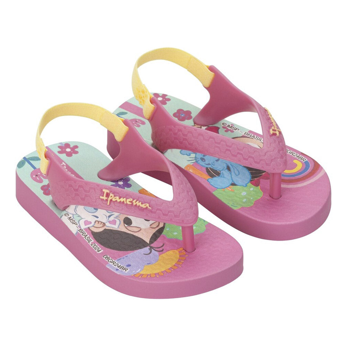 Chinelo de Dedo Bebê Menina Turma da Mônica - Ipanema