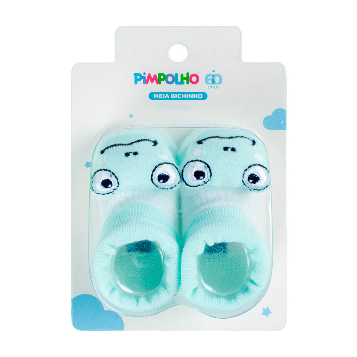 Meia Bichinho Bebê Unissex 00-15 Sapo - Pimpolho