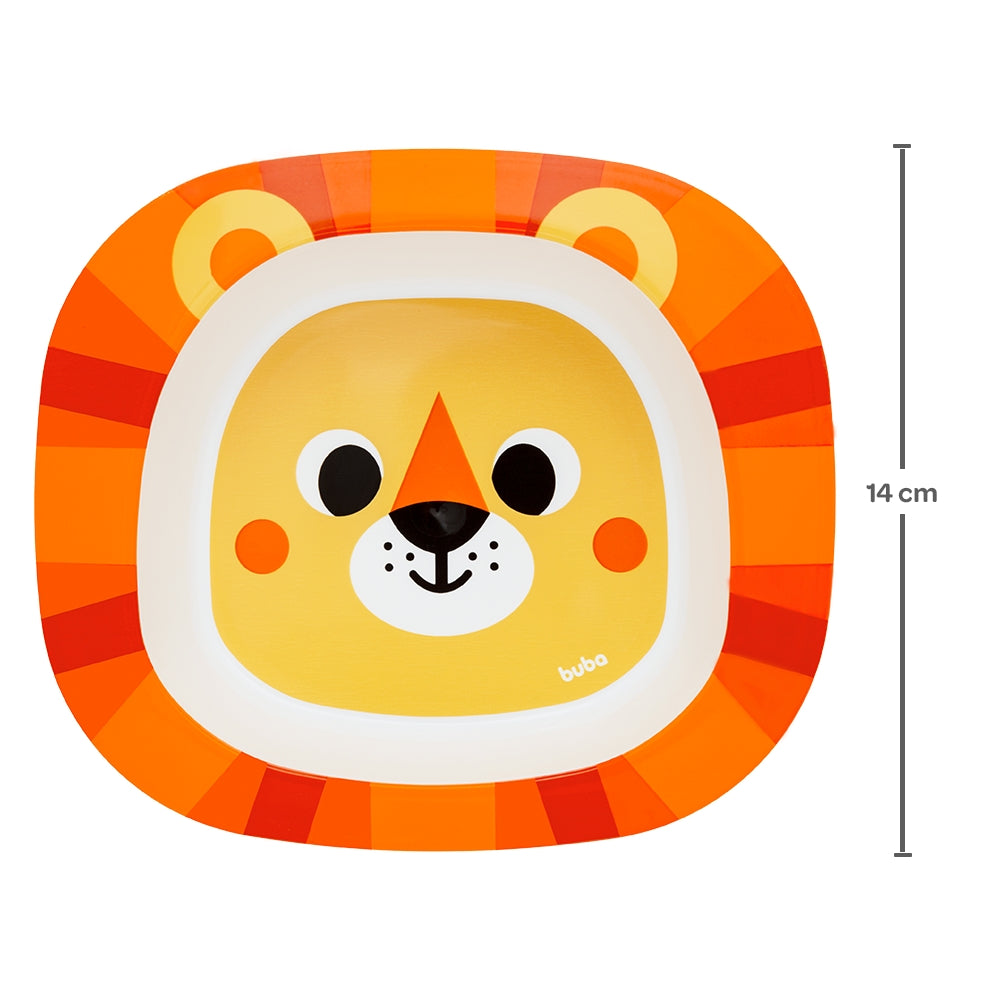 Pratinho Bebê Infantil Bowl Buba Zoo Leão - Buba