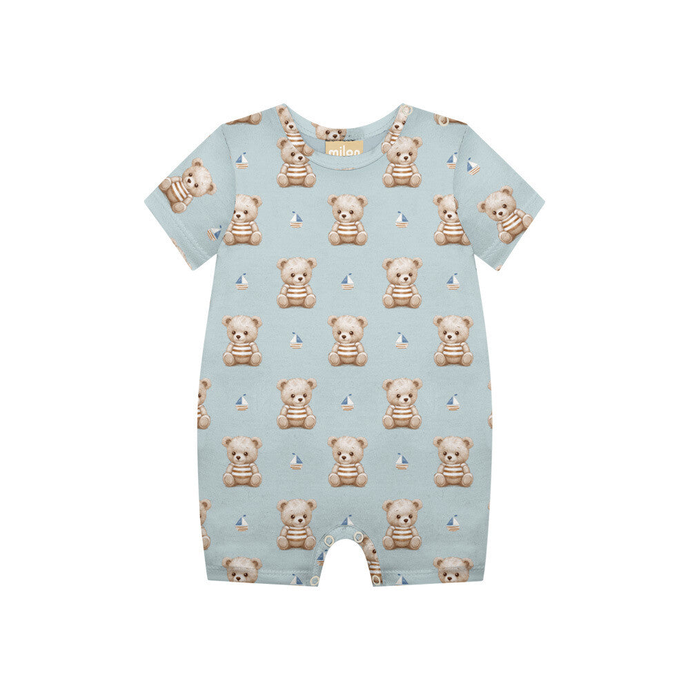 Macaquinho Bebê Menino Ursos - Milon