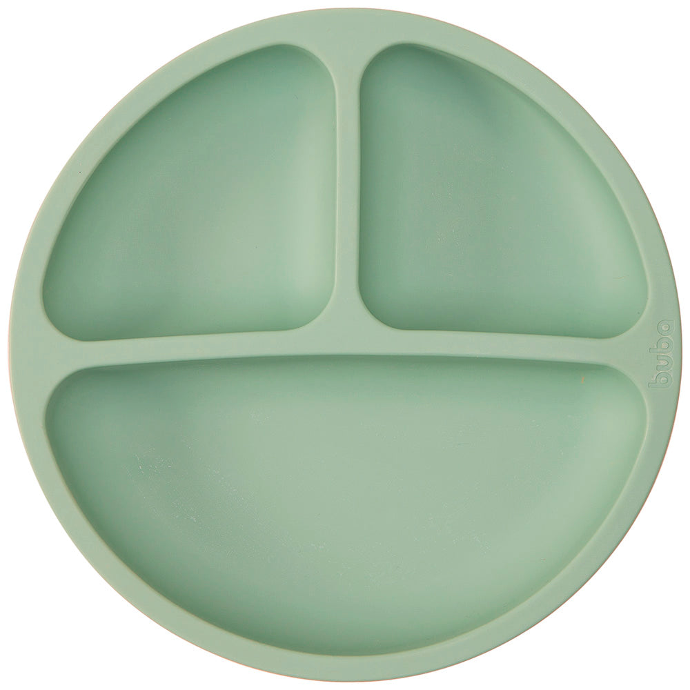 Prato Bebê em Silicone Com Divisória e Ventosas - Buba