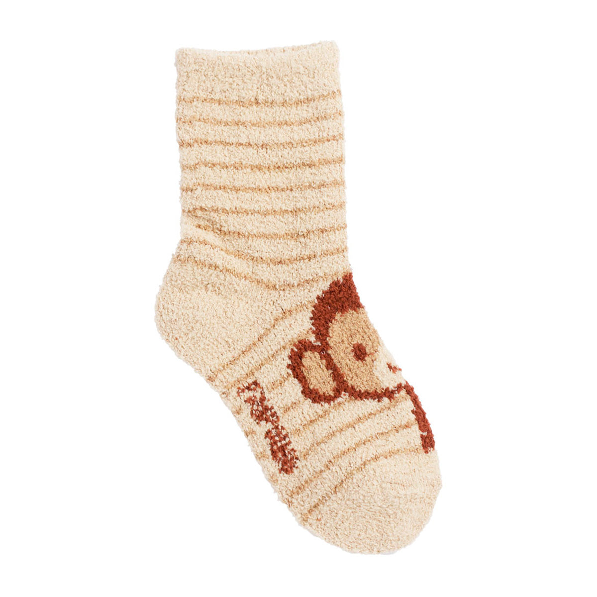 Meia Felpuda Infantil Menino 26-30 Macaco - Pimpolho