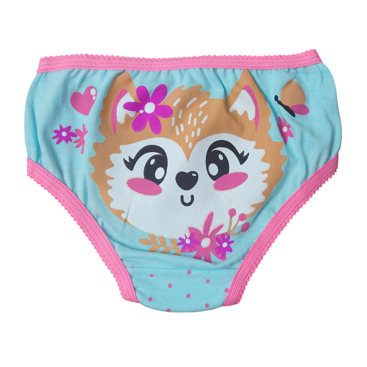 Kit C/3 Calcinhas em Algodão Estampa no Bumbum - Tampinha